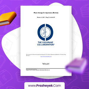 معرفی و دانلود PDF مقاله موسیقی درمانی برای افسردگی کریستین گولد 22 صفحه پی دی اف