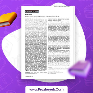 معرفی و دانلود PDF مقاله ساختار عاج میچل 28 صفحه پی دی اف