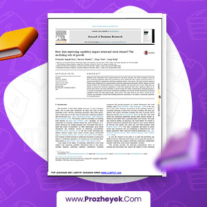 معرفی و دانلود PDF مقاله بیس 2017 مدیریت بازاریابی 10 12 صفحه پی دی اف
